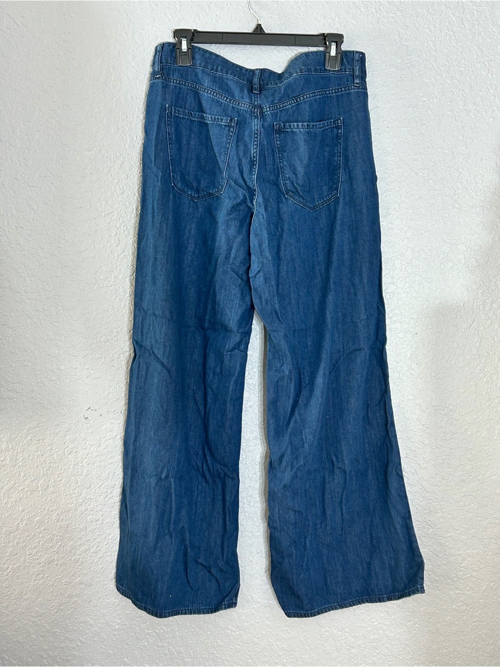 White House Black Market Blue Wide Leg High-Rise Jeans - Picture 3 of 4